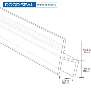Gioăng silicon gắn cửa kính DOORSEAL ngăn nước, bụi, côn trùng