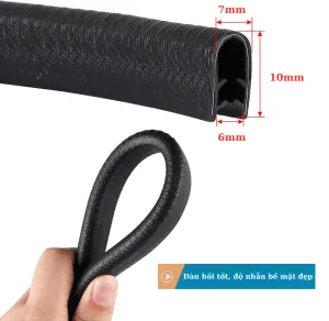 Gioăng chữ U lõi thép 10mm