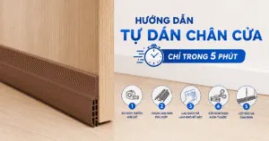 Tiền Điện “Bốc Hơi”: 5 Phút Tự Dán Chân Cửa Giữ Hơi Lạnh Tối Đa!