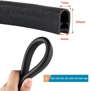 Gioăng chữ U lõi thép 10mm